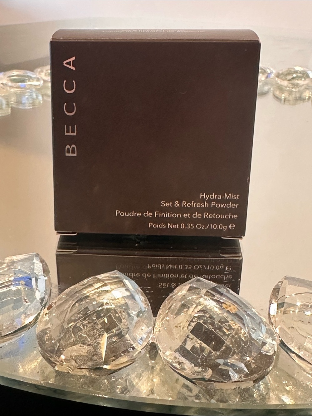 NEW BECCA Hydra-Mist Set & Refresh Powder Compact 0.35 oz NIB Discontinued ❤️
